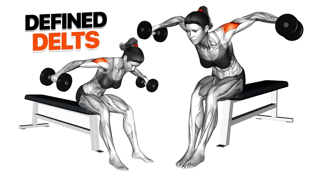 Полная тренировка плеч с гантелями в домашних условиях для силы и рельефа.