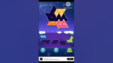 Block triangle puzzle Novice level 47
