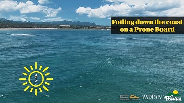 Code Foils 770R | DOING A DOWNCOASTER ON MY PRONE/WING BOARD