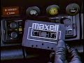 Maxell cassette tapes  retro tv commercial 1985  toronto television
