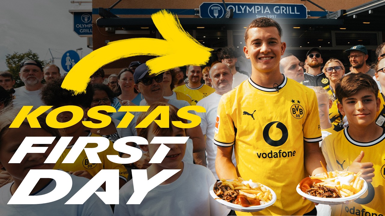 Gyros plates, Großkreutz number & more | Karetsas’s first day in Dortmund