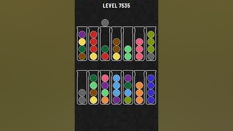 Ball Sort Puzzle Level 7535