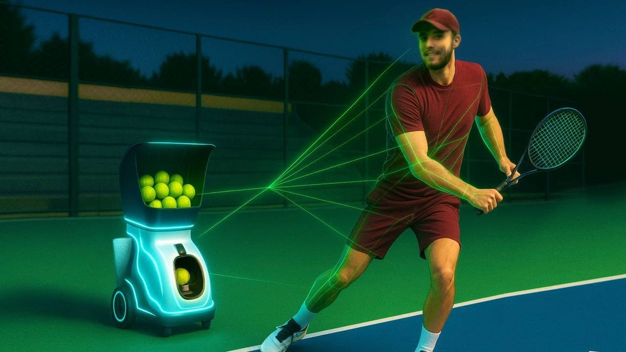 Я заменил своего тренера на искусственный интеллект, подающий мячи, за 2000 долларов (PongBot Pac...