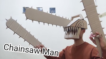 Cara Membuat Topeng Denji Anime Chainsaw Man dari Kardus | Chainsaw Man