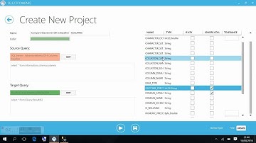 Compare Database Schema With Baseline in Excel