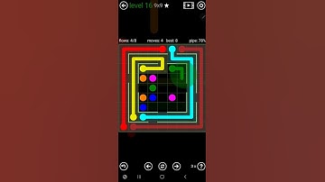How To Solve Flow Free Courtyard Spin Level 16 9x9 Hard Board Walk Through Solution Walkthrough