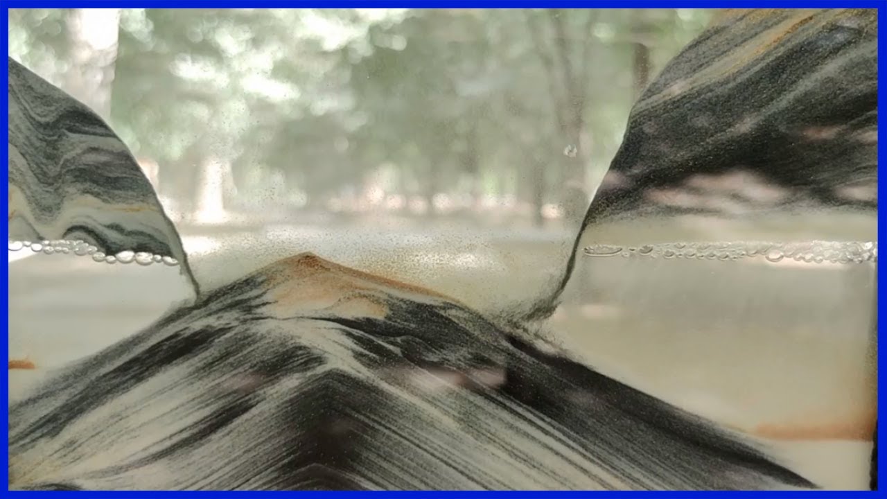 relaxing sand ASMR with sandpicture in the Jungle for work & sleep #16