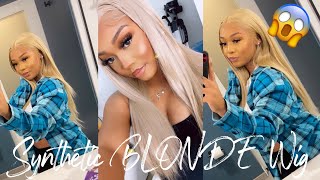 $50 BLONDE SYNTHETIC 13x6 WIG | AMAZON PRIME