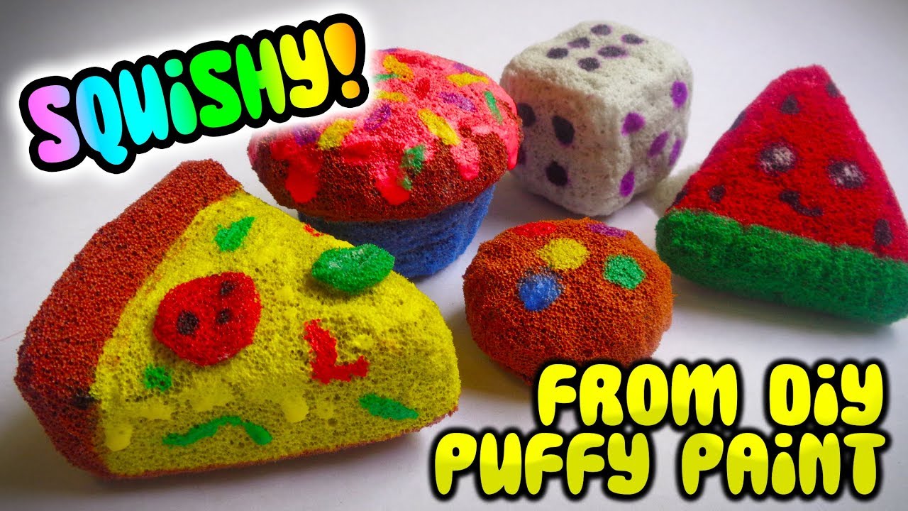 DIY Squishy from Homemade Puffy Paint