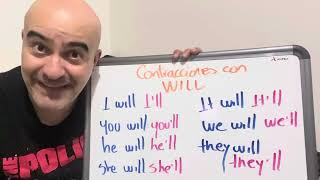 Cómo pronunciar las contracciones de WILL del futuro en INGLÉS by Alejo Lopera Inglés 2,157 views 1 month ago 6 minutes, 28 seconds