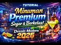 tutorial Website Minuman Premium Segar & Berkelas! Desain Modern 2026