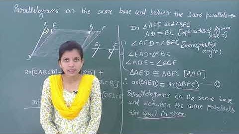 MATHS-IX-9-02 Area of parallelograms,   Pradeep Kshetrapal channel