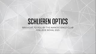 Schlieren Optics
