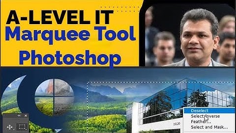 PhotoShop Marquee Tool-- A Level IT 9626