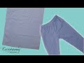 패턴 없이 바지 만드는 꿀팁 / Too easy way to make pants without a pattern