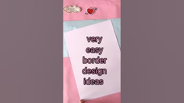 easy border designs PROJECT WORK DESIGNS/ SIDE BORDER DESIGN /BORDER DESIGNS #shehnilakhan