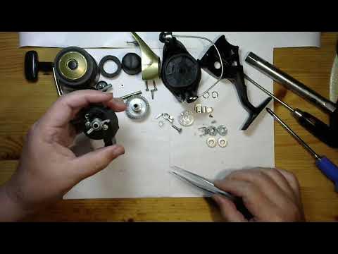 Катушка Salmo Diamond ATX8, задний фрикцион - разбор-обзор-ТО. - YouTube