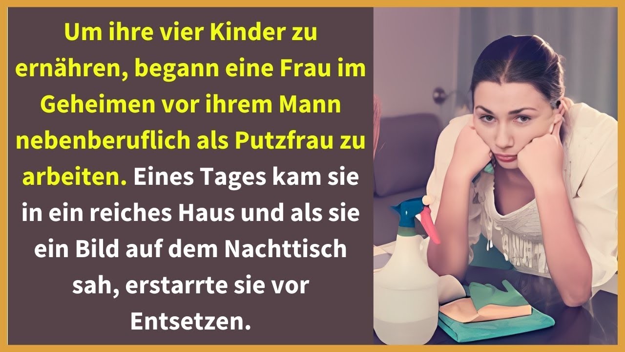 Um ihre vier Kinder zu ernähren, begann eine Frau im Geheimen vor ihrem Mann nebenberuflich als...