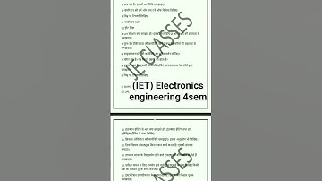 iet Electronics engineering polytechnic 4semestet