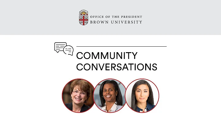 Community Conversations with President Christina H...