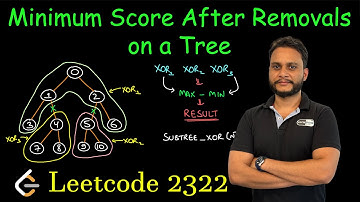 Minimumscore na verwijdering van een boom | Leetcode 2322 | DFS