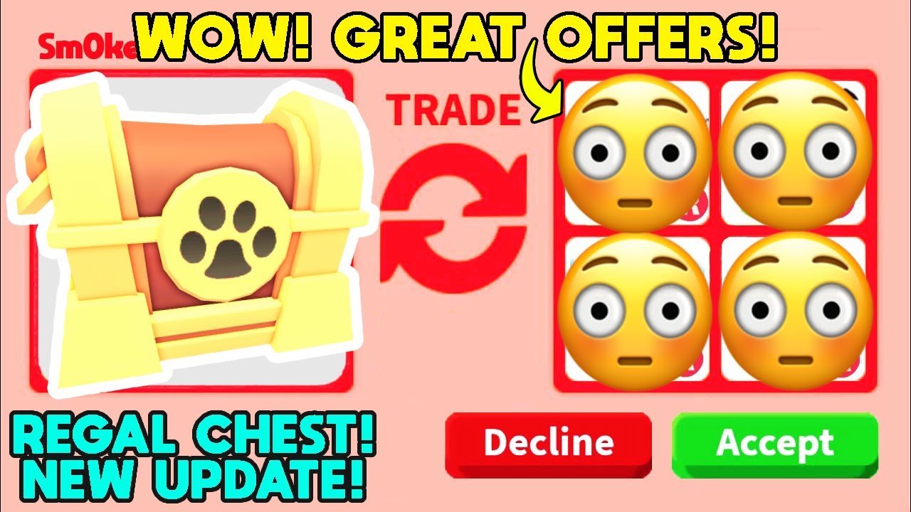 Best 8 Offers For REGAL CHEST | ADOPT ME NEW UPDATE PET WEAR AND CHESTS ...
