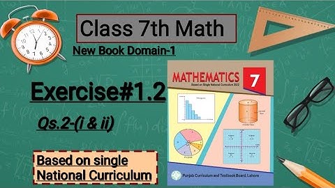Class7th New book SNC Unit 1 Ex.1.2 Qs.2(i-ii)How to Convert into improper & mixed fraction#edexmy