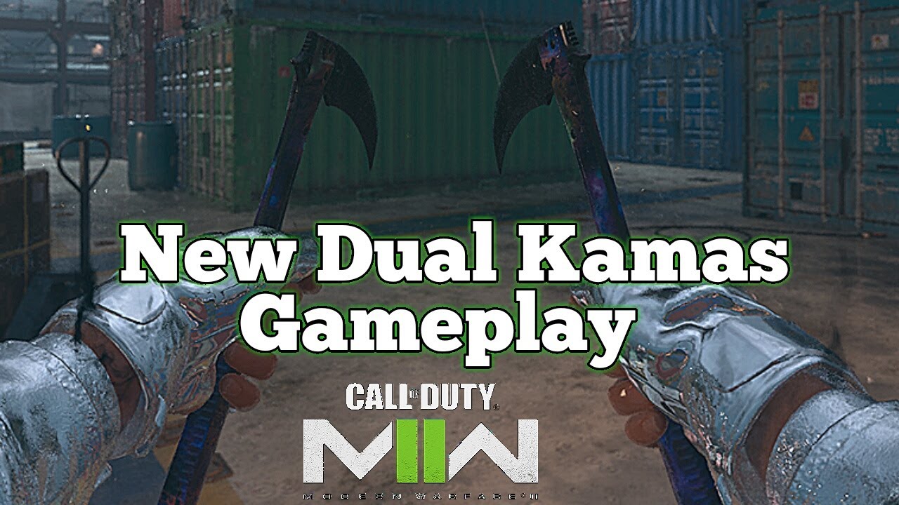 Modern Warfare 2 New Dual Kamas Shipment Gameplay (Best Dual Kamas