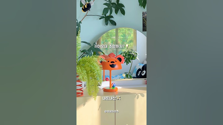 불 안 켜도 이렇게 귀여우면 반칙 아닌가요?🧸🧡