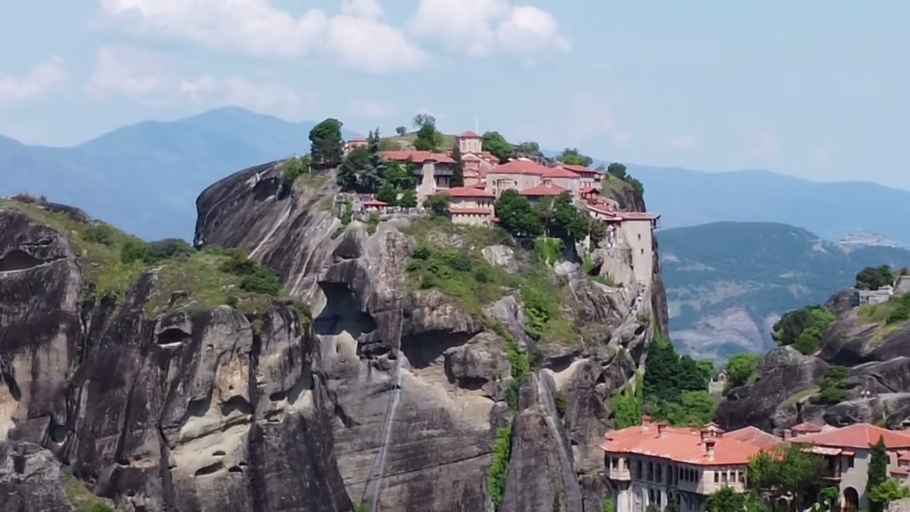 Meteora -an air of mystery, access was challenging, limited to precarious rope ladders or baskets