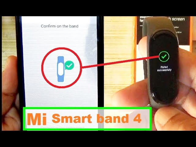 Mi Smart Band 4 - How To Setup And Unboxing  How To Connect Mi Band 4 With  Phone # Mi Smart Band 4 