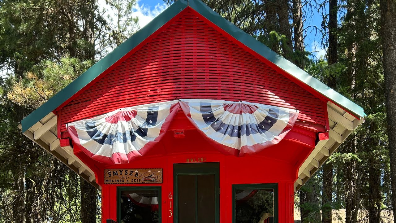 Historical Train Car Oregon Short Line Car 151