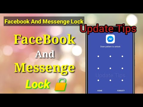 How To Lock FaceBook & Messenger In Android-telefoons 2020