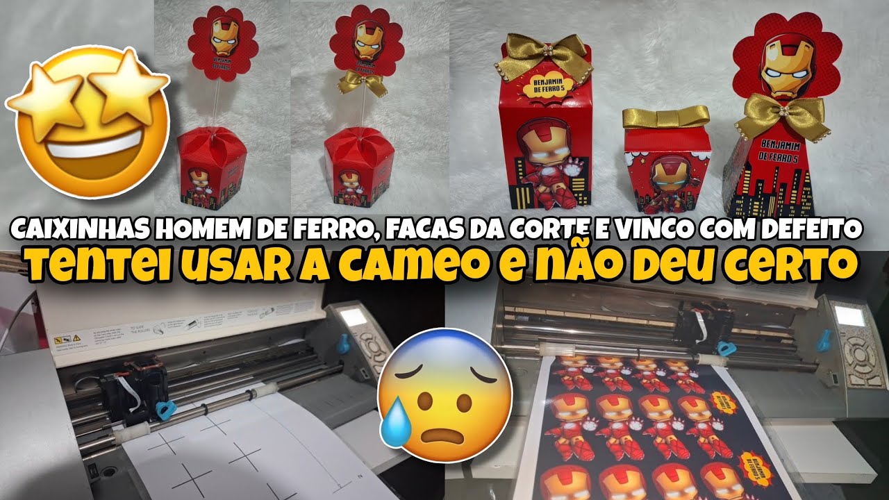 ROTINA PAPELARIA PERSONALIZADA FIZ CAIXINHAS, MINHA FACAS VEIO COM DEFEITO E CAMEO SÓ RASGA
