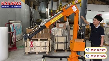 Cẩu xoay thủy lực có chân di chuyển