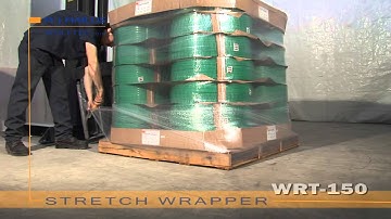 WULFTEC WRT 150   Semi automatic rotary arm stretch wrapper