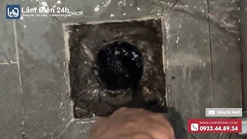 Thông tắc cống nghẹt nhà tắm sạch sẽ | Thông tắc cống Lâm Điền 24h