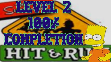 The Simpson Hit & Run Level 2 100% Completion (Bart) No Commentary