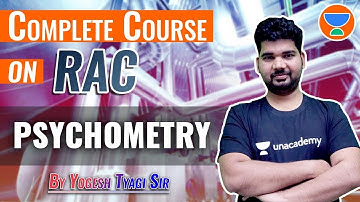 Psychometry | Complete Course on #RAC | GATE 2022 | Yogesh Tyagi