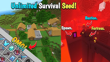 🔥 Ultimate [God Seed] For Minecraft 1.21 Bedrock & PE | Stronghold at Spawn | New 1.21.114 Seed