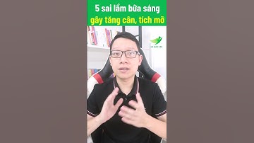 5 sai lầm trong bữa sáng gây tăng cân, tích mỡ | Hà Giảm Cân #shorts
