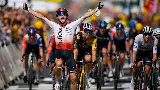 Tour de France : Le Français Victor Lafay remporte la deuxième étape à Saint-Sébastien