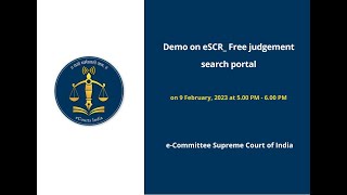 Demo on eSCR_ Free Judgements search portal screenshot 5