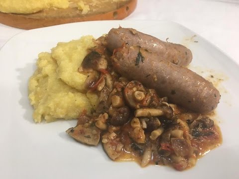 Video: Polenta Con Funghi E Zafferano