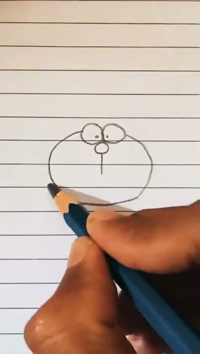 How to draw Doraemon easy way #shorts