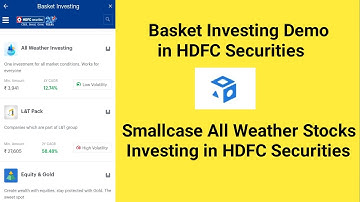 Uncovering the Secret to All-Weather Stock Investing: HDFC Securities Demo Revealed!