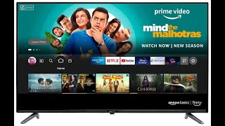 AmazonBasics 81 cm (32 inches) / HD Ready Smart LED Fire TV / Model No. AB32E10SS (Black) screenshot 4
