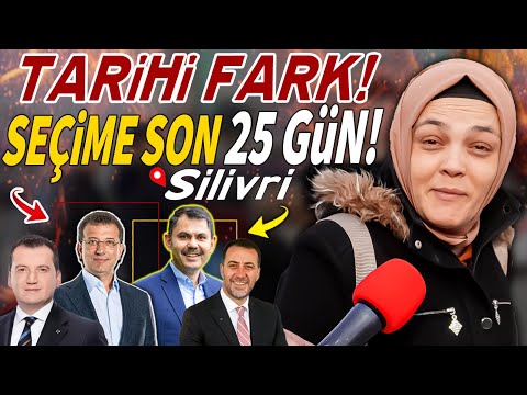 Ekrem İmamoğlu Murat Kurum'a Tarihi Fark Attı | Silivri Seçim Anketi | Sokak Röportajları