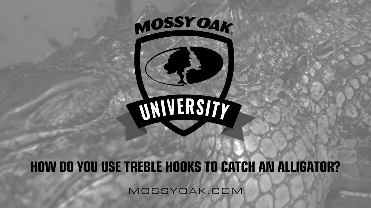 How to Use Treble Hooks for Alligator Hunting Mossy Oak University