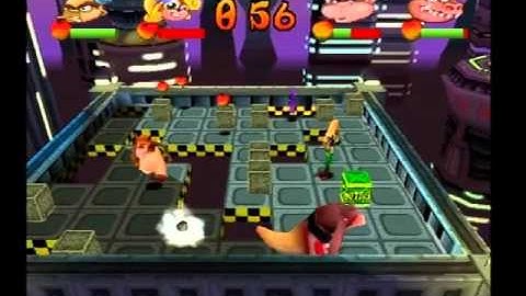 Crash Bash PS1 Gameplay Space Bash